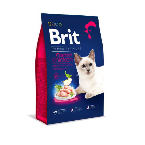 Brit PN Cat Sterilized Piletina 8 kg slika 1