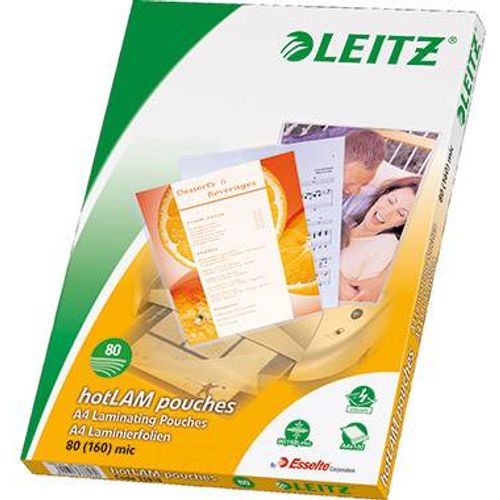 Leitz folija za laminiranje DIN A4 80 micron sjajna  100 St. slika 2