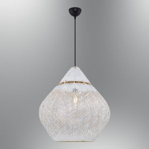 Luster Bijeli 4461-25-01 sa Ratan Kapom