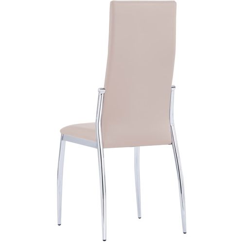 Blagovaonske stolice od umjetne kože 2 kom boja cappuccina slika 11