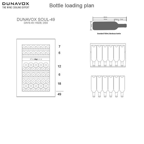 DAVS-49.116DSS DUNAVOX vinska vitrina slika 6