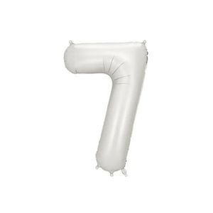 FB1S-7-018 Folijski balon 7 - Srebrni, 86 cm