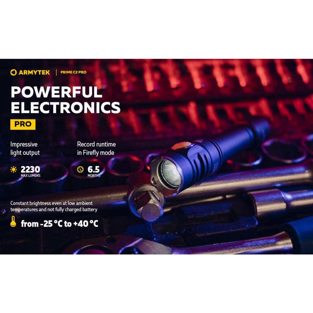 Armytek Baterijska lampa Prime C2 Pro slika 16