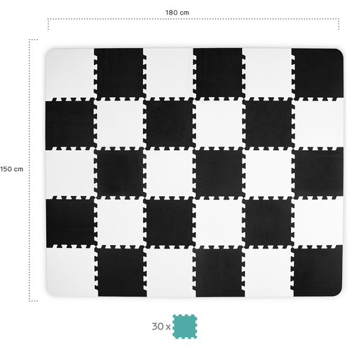 Kinderkraft Podloga za igru LUNO Black slika 10