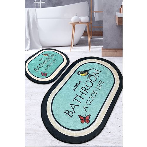 Molla Multicolor Bathmat Set (2 Pieces) slika 1