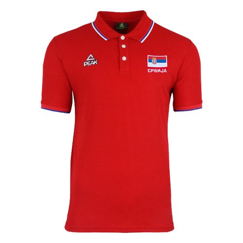 Peak Sport Polo Majica Srbija KSS1910 Crvena slika 1