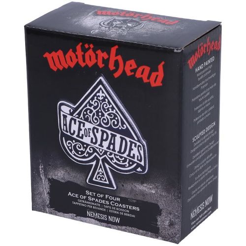 NEMESIS NOW MOTORHEAD ACE OF SPADES COASTER (SET OF 4) 12.5CM slika 5