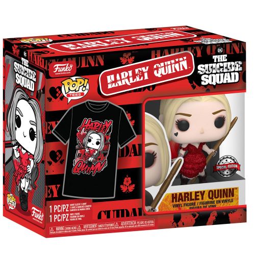 Set Figura POP i Majica DC Comics Suicide Squad Harley Quinn Veličina XL slika 2