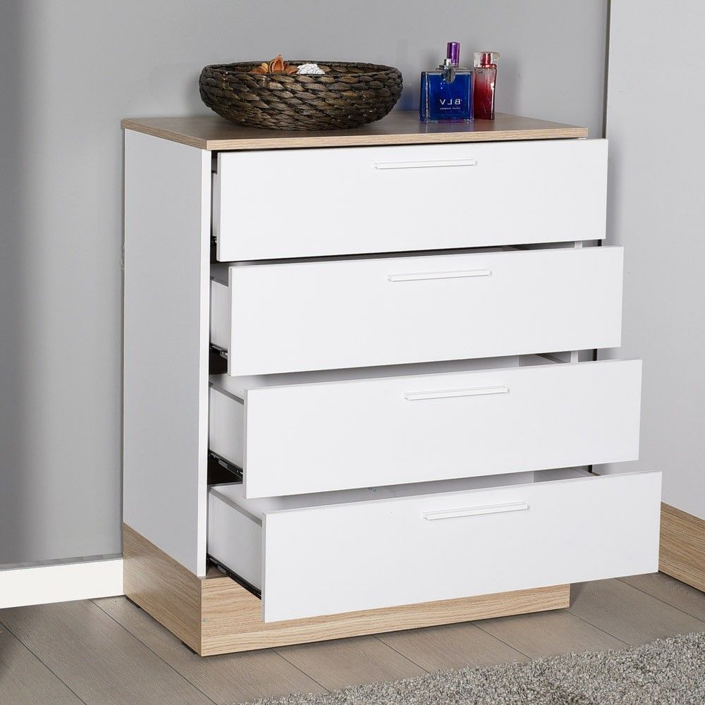 Sfn-840-Mb-1 Oak White Dresser slika 2