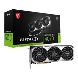 MSI nVidia GeForce RTX 4070 12GB RTX 4070 VENTUS 3X E1 12G OC grafička karta