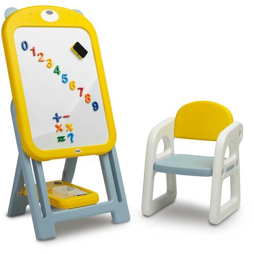Magnetna ploča Ted sa stolicom i flomasterima žuta slika 1