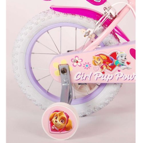 Dječji bicikl Paw Patrol 14" s dvije ručne kočnice rozi slika 5