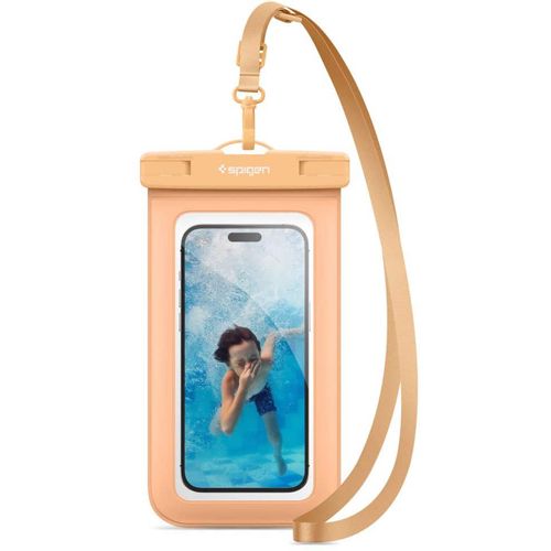 Spigen - Vodootporna torbica za mobitel (A601) - IPX8 za dubine do 30m - Apricot slika 1