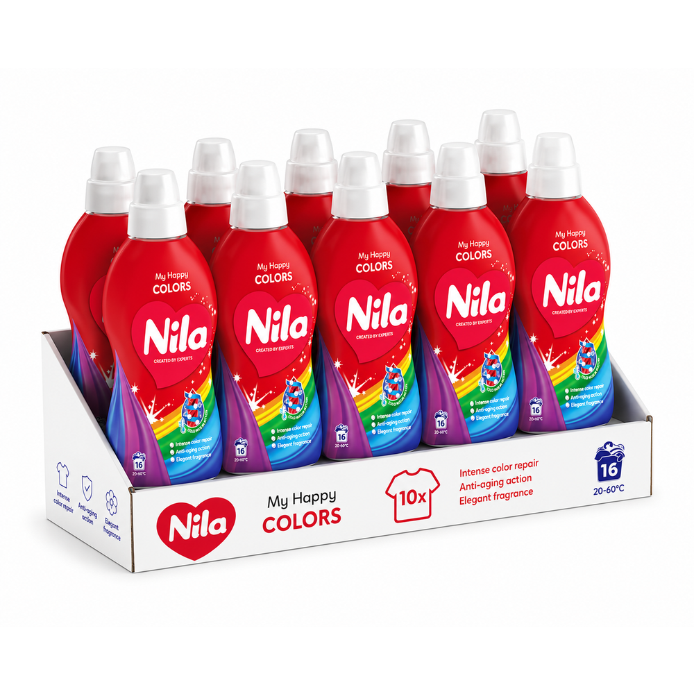 Nila my happy colors deterdžent 10×900mL XXL slika 1