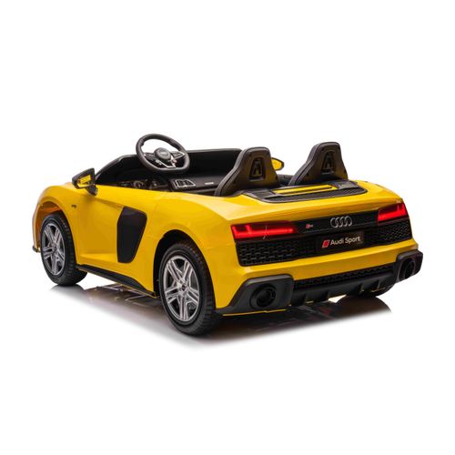 Licencirani auto na akumulator Audi Spyder R8 LIFT STRONG - dvosjed - žuti slika 5