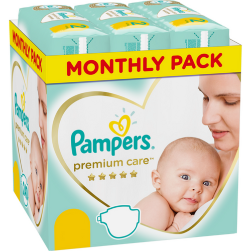 Pampers Premium Care mesečno pakovanje pelena XXL slika 1