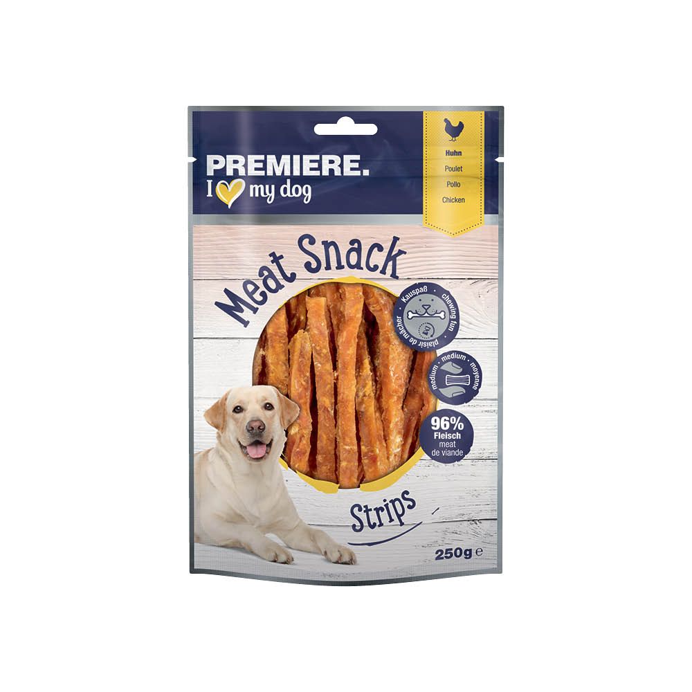 Premiere poslastica za pse Meat Snack Strips piletina 250 g slika 1