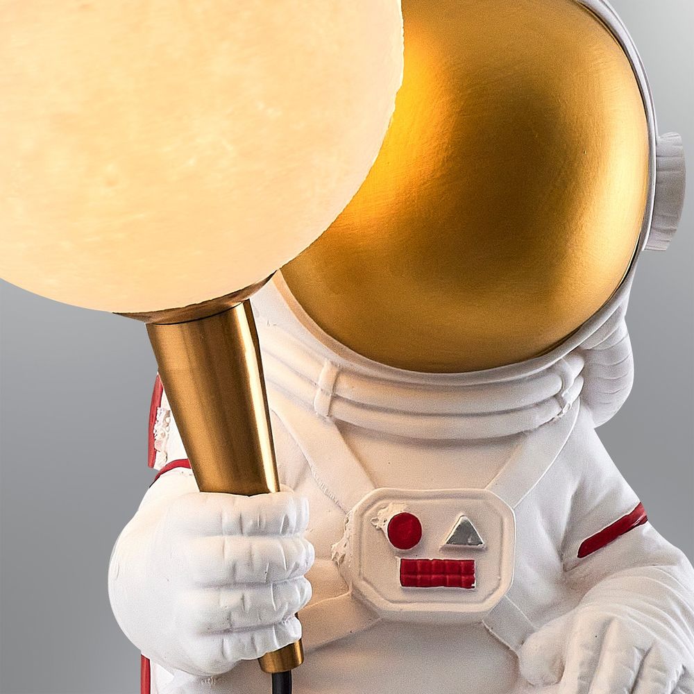 L1131 - Bijela Stolna Lampa Astronaut slika 5