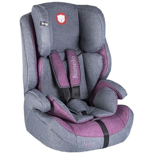 Lionelo autosjedalica Nico, odvojivi booster, 9-36Kg, ljubičasta EOL slika 2