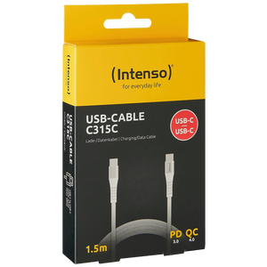 Intenso USB kabl za smartphone, USB type C, 1.5 met. - USB-Cable C315C