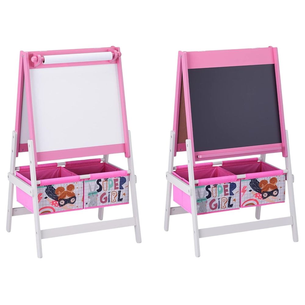 Kinder Home Drvena dvostrana tabla Super Girl slika 1