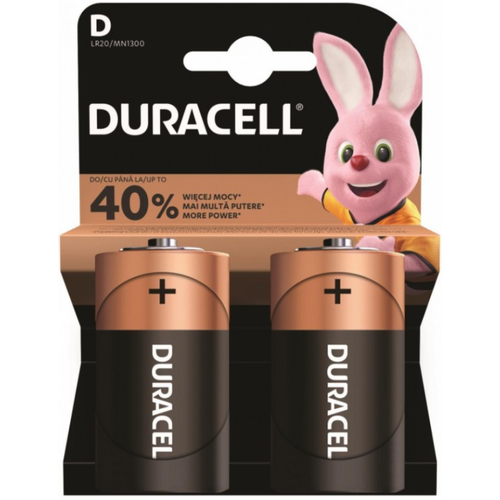 Duracell Tip D 1.5V LR20 MN1300, PAK2 CK, ALKALNE baterije - najdeblje slika 1