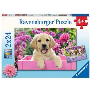 Ravensburger Puzzle štenci u košari 2x24kom