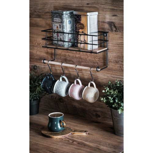 Gwen Oak
Black Wall Shelf slika 1