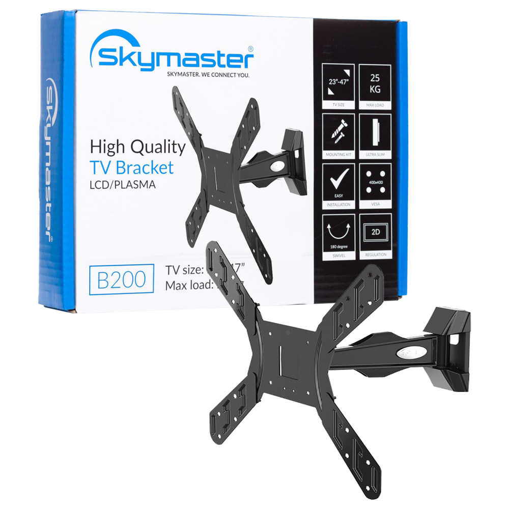 Skymaster Nosač za TV prijemnike 14" - 47", 25 kg, 2D - B200 slika 1