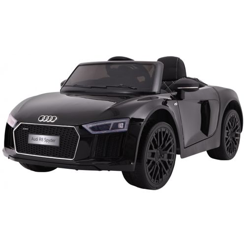 Licencirani auto na akumulator Audi R8 Spyder RS - crni/lakirani slika 1