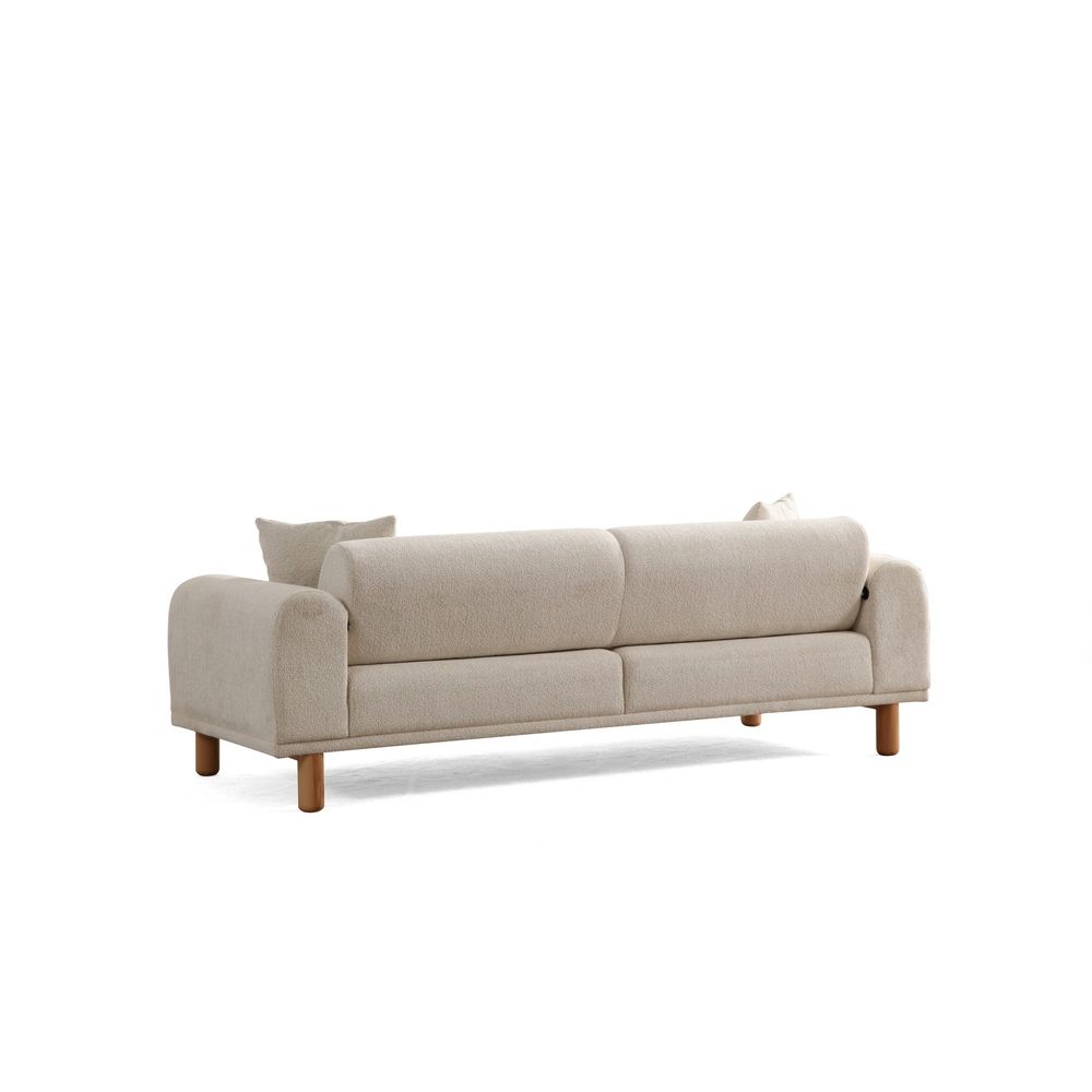 Lyke 3-Sjedalna Sofa na Razvlačenje - Krem slika 16