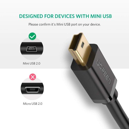 Ugreen USB-A na Mini USB kabel 1m - polybag slika 4