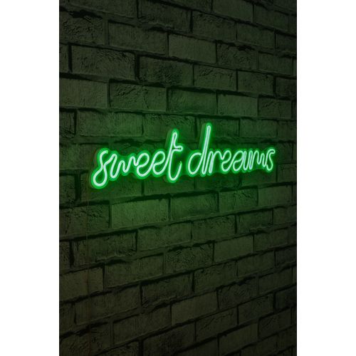 Wallity Ukrasna plastična LED rasvjeta, Sweet Dreams - Green slika 1