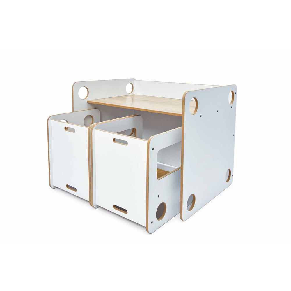 Set stola za djecu Goldfinch 2, boje: bijela, prirodna slika 18