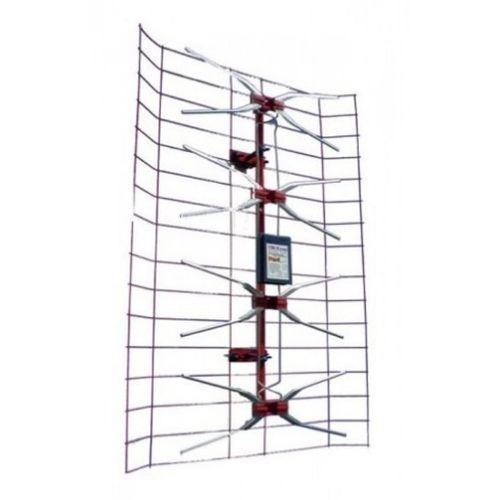 Antena TV panel V2.0 Spoljna sa pojacalom, 15-32db, UHF/VHF/DVB-T2 FO-KES slika 1