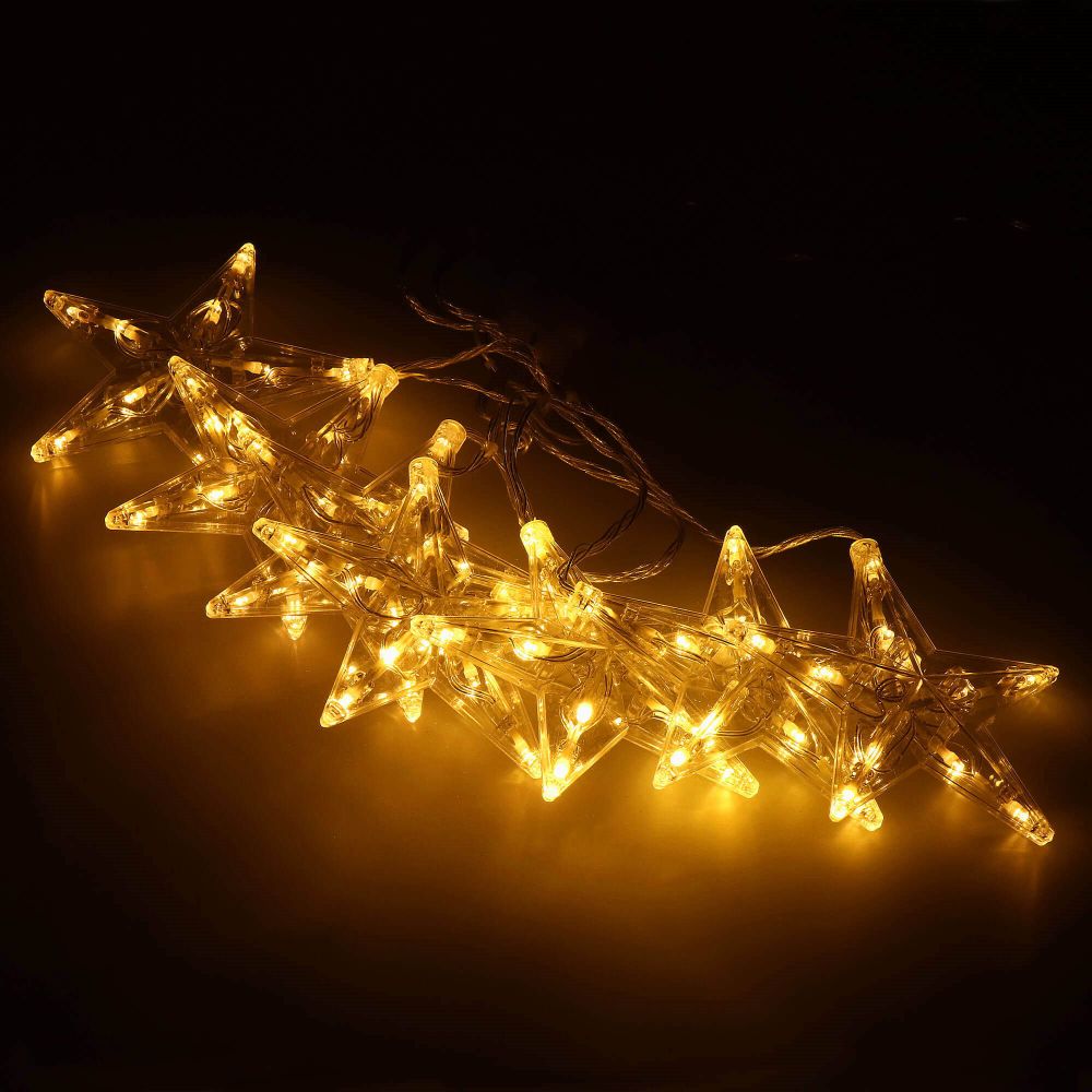 Zvjezdana zavjesa 70 LED dioda toplo bijela slika 6