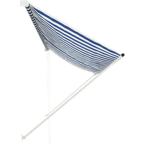 Tenda na uvlačenje 350 x 150 cm plavo-bijela slika 7