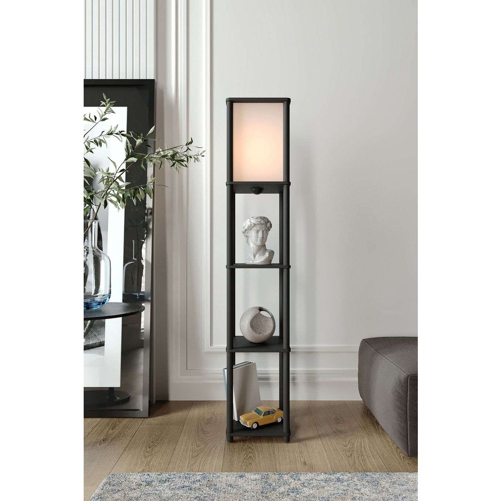 Podna Lampa TierShelfLampz1 - Crna slika 2