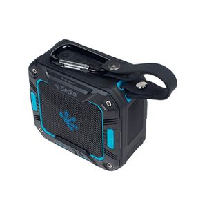 Zvucnik - Bluetooth Speaker Waterproof - Black with Blue - Square 5 Watts