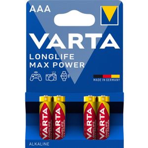 Varta Longlife Max Power Baterije AAA 4 kom