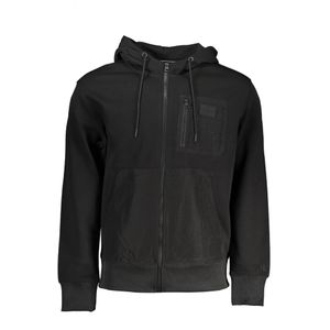 CALVIN KLEIN MEN'S BLACK ZIP SWEATSHIRT