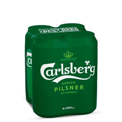 Carlsberg svijetlo pivo 4-PACK 4x0.5l slika 1