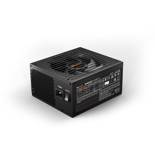 be quiet! BN338 STRAIGHT POWER 12 1000W, 80 PLUS Platinum efficiency (up to 93,9%), Virtually inaudible Silent Wings 135mm fan, ATX 3.0 PSU with full support for PCIe 5.0 GPUs and GPUs with 6+2 pin connectors, One massive high-performance 12V-rail slika 3