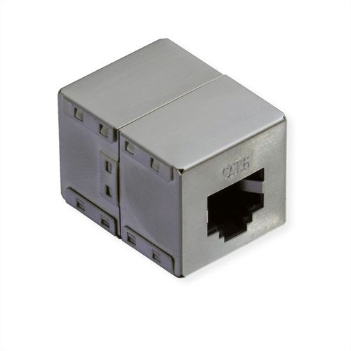 Secomp Value RJ45 Modular Coupler Cat6, STP, shielded, silver slika 1