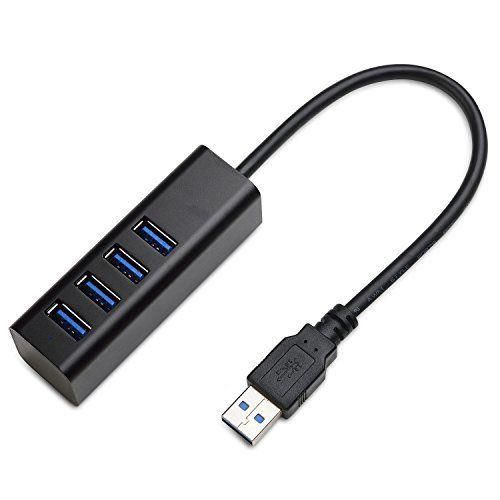 Asonic 4-portni USB 3.0 Hub, Tip A, Aluminijsko Kućište, Crno slika 1