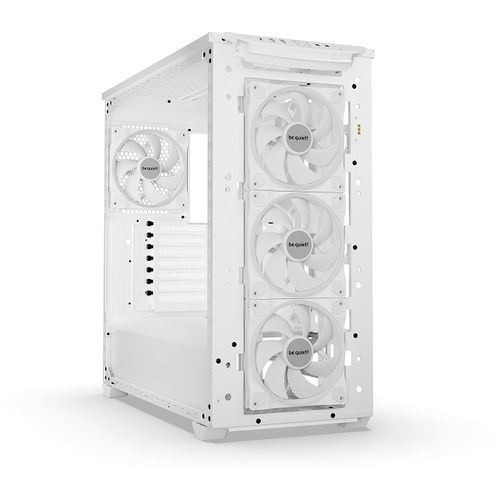 SHADOW BASE 800 FX White, MB compatibility: E-ATX / ATX / M-ATX / Mini-ITX, ARGB illumination, Four pre-installed be quiet! Light Wings 3 140mm PWM fans, including space for water cooling radiators up to 420mm slika 3
