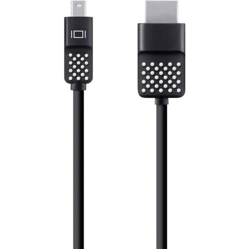 Belkin Mini-DisplayPort / HDMI adapterski kabel Mini DisplayPort utikač, HDMI A utikač 1.80 m crna F2CD080bt06  DisplayPort kabel slika 1