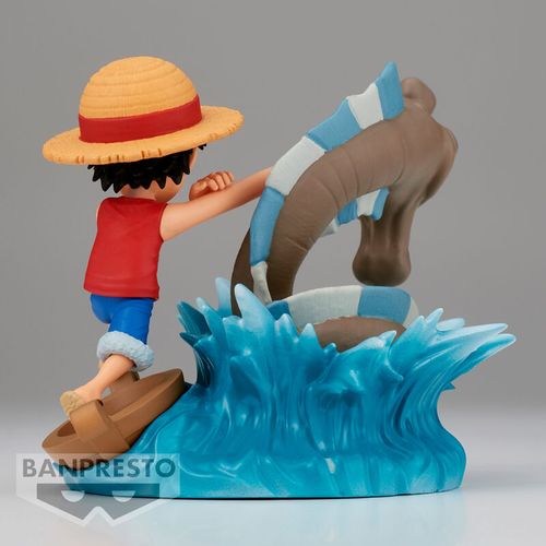 One Piece Log Stories Monkey D Luffy vs Local Sea figure 7cm slika 4