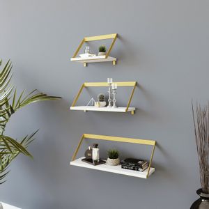 Düsseldorf L2061 Gold
White Wall Shelf