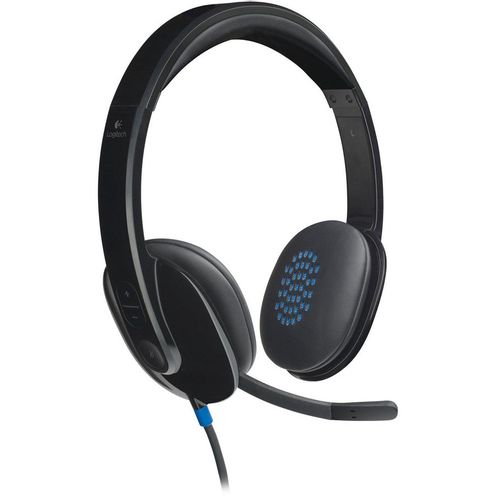 LOGITECH H540 Corded Headset - BLACK - USB slika 1